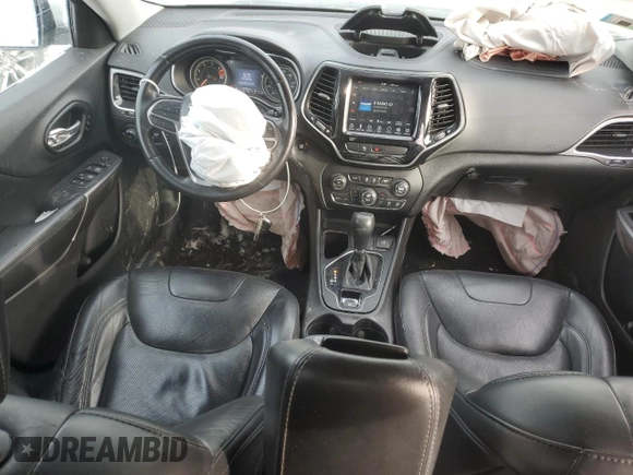 2020 Jeep Cherokee Limited with VIN 1C4PJLDB4LD652545, listed as a Copart auction lot 42247815 with 87,106 mi miles and Salvage title. Bid and sale history available at DreamBid. Image 8.