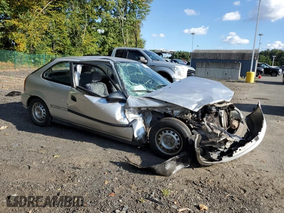 1998 Honda Civic CX with VIN 2HGEJ6427WH121499, listed as a Copart auction lot 73657704 with 101,999 mi miles and Salvage Title. Bid and sale history available at DreamBid. Image 4.