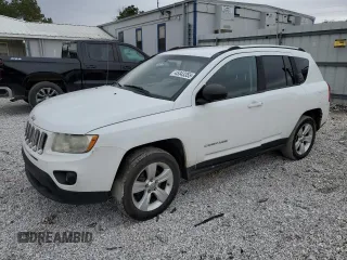 2012 Jeep Compass Sport with VIN 1C4NJCBA7CD553817, listed as a Copart auction lot 45343355 with 134,062 mi miles and Clean Title. Bid and sale history available at carsss.com. Image 1.
