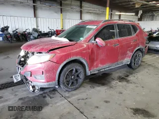 2017 Nissan Rogue SV with VIN JN8AT2MV1HW284894, listed as a Copart auction lot 88155065 with 120,721 mi miles and Salvage Title. Bid and sale history available at carsss.com. Image 1.