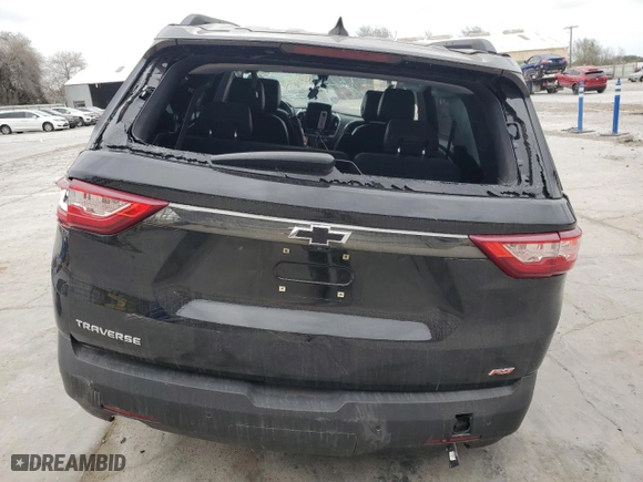 2019 Chevrolet Traverse RS with VIN 1GNERJKX9KJ176450, listed as a Copart auction lot 47704115 with 0 mi miles and Salvage Title. Bid and sale history available at carsss.com. Image 6.