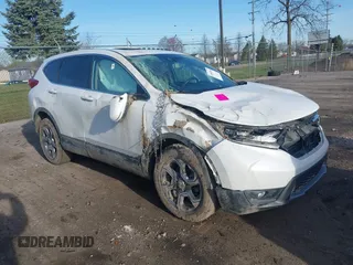 2019 Honda CR-V EX-L with VIN 2HKRW2H82KH660817, listed as a IAAI auction lot 41958569 with 57,370 mi miles. Bid and sale history available at carsss.com. Image 1.