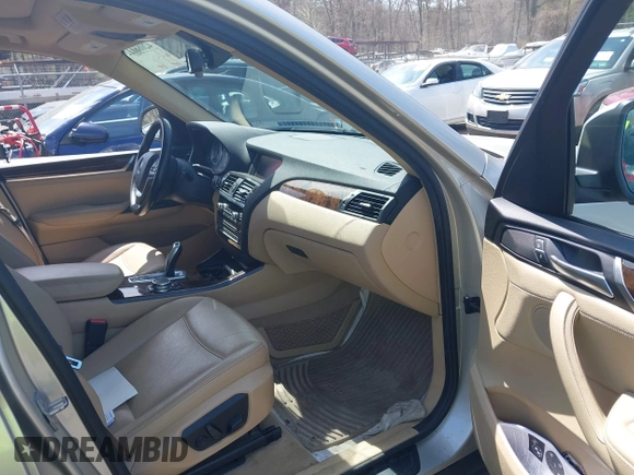 2016 BMW X3 xDrive28i with VIN 5UXWX9C54G0D68999, listed as a IAAI auction lot 42086122 with 107,697 mi miles and . Bid and sale history available at DreamBid. Image 5.
