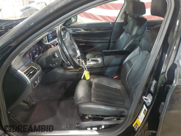 2018 BMW 7 Series 740e xDrive iPerformance with VIN WBA7J2C52JG497993, listed as a Copart auction lot 40766383 with 39,740 mi miles. Bid and sale history available at carsss.com. Image 7.