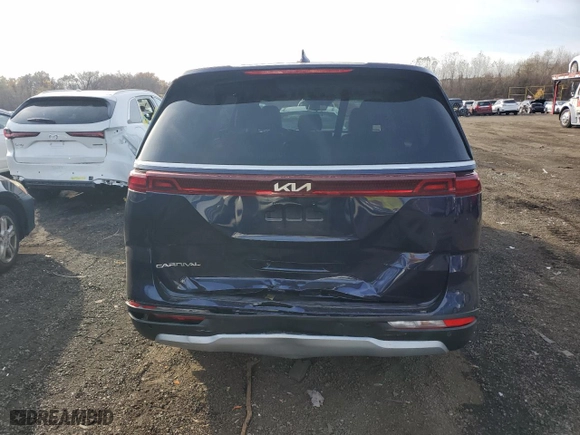 2023 Kia Carnival LX with VIN KNDNB4H37P6278066, listed as a Copart auction lot 78166644 with 30,027 mi miles and Salvage Title. Bid and sale history available at carsss.com. Image 6.