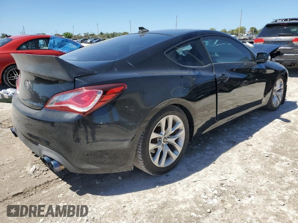 2016 Hyundai Genesis Coupe 3.8L Base with VIN KMHHT6KJ5GU133760, listed as a Copart auction lot 49786645 with 71,203 mi miles and Salvage Title. Bid and sale history available at carsss.com. Image 3.