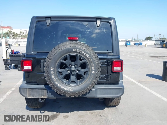 2020 Jeep Wrangler Unlimited Freedom with VIN 1C4HJXDG0LW238819, listed as a IAAI auction lot 42139357 with 67,619 mi miles and . Bid and sale history available at DreamBid. Image 16.