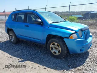 2008 Jeep Compass Sport with VIN 1J8FT47008D504995, listed as a IAAI auction lot 42091807 with 0 mi miles. Bid and sale history available at carsss.com. Image 1.