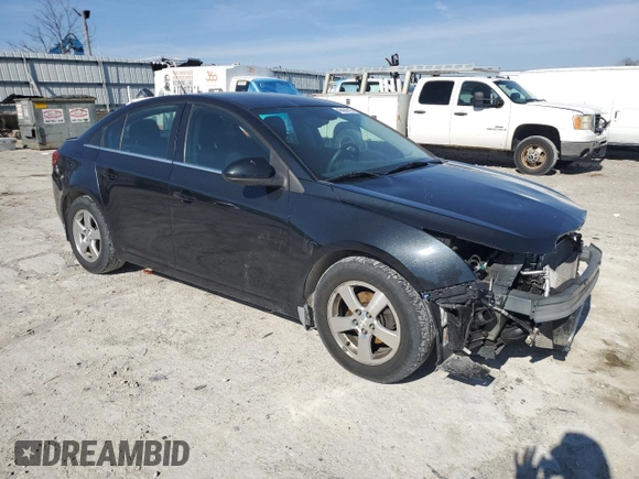 2013 Chevrolet Cruze 1LT with VIN 1G1PC5SB6D7138245, listed as a Copart auction lot 49484415 with 176,078 mi miles and Salvage Title. Bid and sale history available at DreamBid. Image 4.