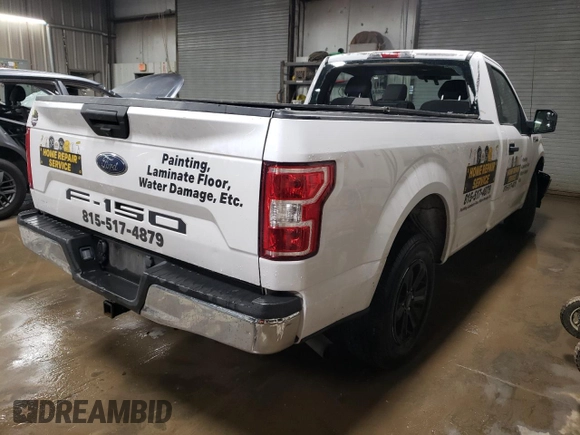 2019 Ford F-150 XL z VIN 1FTMF1C54KKD08521, wystawiony jako Copart lot #83483684 z przebiegiem 119 021 mil mil oraz Szkoda całkowita • Salvage title. Historia ofert i sprzedaży dostępna na DreamBid. Obrazek 3.