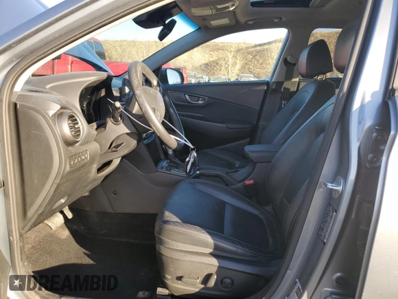2019 Hyundai Kona Ultimate with VIN KM8K5CA59KU244288, listed as a Copart auction lot 47204255 with 48,532 mi miles and Salvage Title. Bid and sale history available at carsss.com. Image 7.