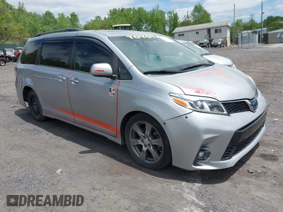 2017 Toyota Sienna SE with VIN 5TDXZ3DC5HS777793, listed as a IAAI auction lot 42295108 with 142,707 mi miles and . Bid and sale history available at DreamBid. Image 1.