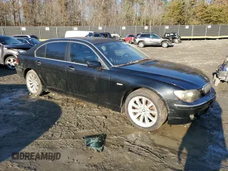 2008 BMW 7 Series 750Li with VIN WBAHN83598DT85862, listed as a Copart auction lot 41451835 with 114,367 mi miles and Non repairable. Bid and sale history available at DreamBid. Image 4.
