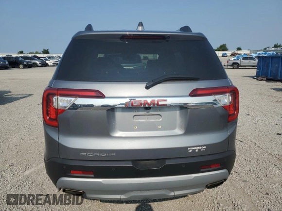 2022 GMC Acadia SLT with VIN 1GKKNMLS9NZ116075, listed as a Copart auction lot 58887355 with 33,516 mi miles and Salvage title. Bid and sale history available at DreamBid. Image 6.