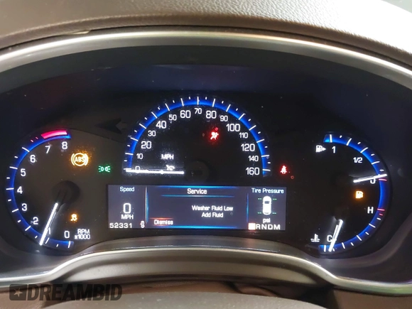 2015 Cadillac SRX Luxury Collection with VIN 3GYFNEE3XFS529754, listed as a IAAI auction lot 41727672 with 52,331 mi miles. Bid and sale history available at carsss.com. Image 7.