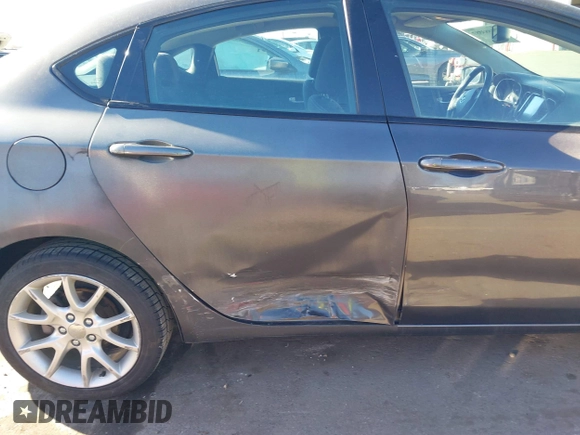 2014 Dodge Dart SXT with VIN 1C3CDFBB2ED741760, listed as a IAAI auction lot 41883587 with 145,508 mi miles. Bid and sale history available at carsss.com. Image 6.