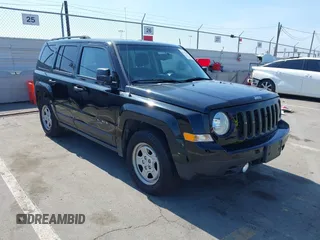 2017 Jeep Patriot Sport SE with VIN 1C4NJPBA6HD207644, listed as a IAAI auction lot 42478437 with 107,508 mi miles and . Bid and sale history available at DreamBid. Image 1.
