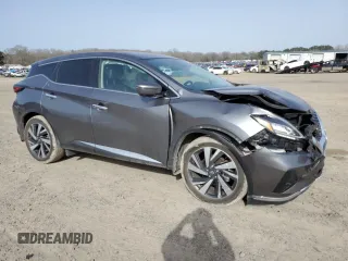 2023 Nissan Murano SL z VIN 5N1AZ2CS5PC118035, wystawiony jako Copart lot #48243235 z przebiegiem 20 447 mil mil oraz Szkoda całkowita • Salvage title. Historia ofert i sprzedaży dostępna na DreamBid. Obrazek 4.
