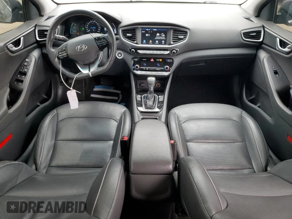 2017 Hyundai Ioniq Limited with VIN KMHC85LC4HU036119, listed as a Copart auction lot 55686595 with 326,888 mi miles and Salvage title. Bid and sale history available at DreamBid. Image 8.