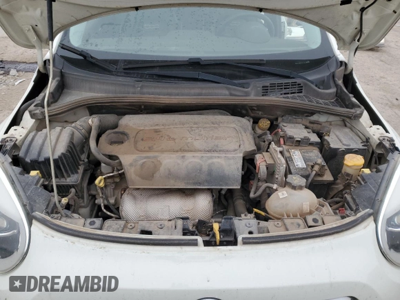 2017 FIAT 500X Lounge with VIN ZFBCFXDB4HP615415, listed as a Copart auction lot 43737305 with 114,259 mi miles and Salvage title. Bid and sale history available at DreamBid. Image 11.
