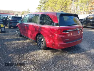 2022 Honda Odyssey EX-L with VIN 5FNRL6H73NB034607, listed as a IAAI auction lot 41238103 with 57,868 mi miles and . Bid and sale history available at DreamBid. Image 3.