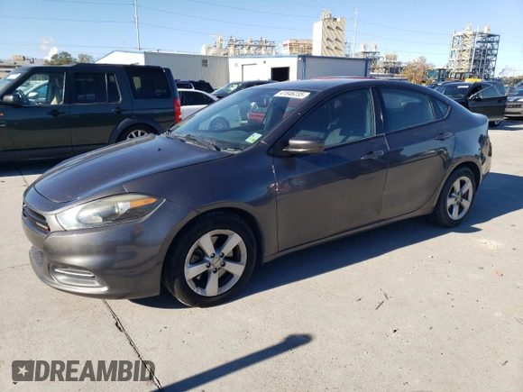 2015 Dodge Dart SXT with VIN 1C3CDFBB3FD172905, listed as a Copart auction lot 41846235 with 178,314 mi miles and Salvage Title. Bid and sale history available at carsss.com. Image 1.