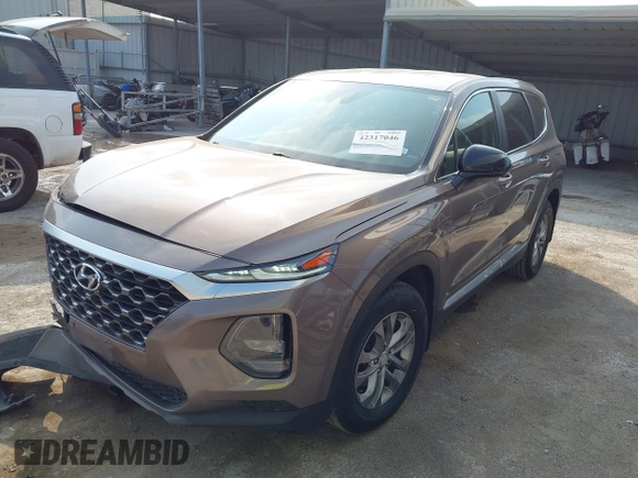 2020 Hyundai Santa Fe SE with VIN 5NMS23AD6LH220012, listed as a IAAI auction lot 42317046 with 141,055 mi miles and . Bid and sale history available at DreamBid. Image 17.