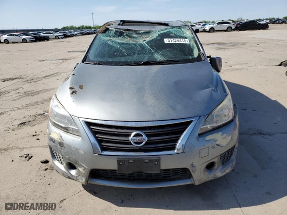2014 Nissan Sentra SR with VIN 3N1AB7AP8EY309315, listed as a Copart auction lot 51424415 with 180,041 mi miles and Non Repairable. Bid and sale history available at carsss.com. Image 5.