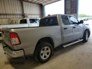 2019 Ram 1500 Tradesman with VIN 1C6RRECT7KN745812, listed as a Copart auction lot 55485685 with 82,422 mi miles and Salvage title. Bid and sale history available at DreamBid. Image 3.
