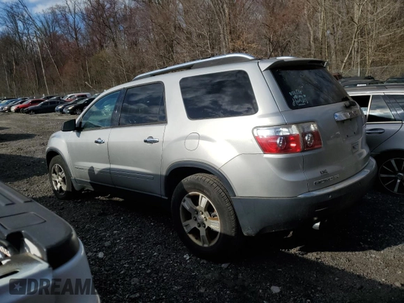 2008 GMC Acadia SLE1 with VIN 1GKEV13748J154064, listed as a Copart auction lot 49966705 with 209,640 mi miles and Salvage Title. Bid and sale history available at DreamBid. Image 2.