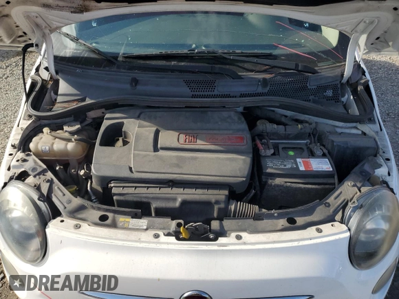 2015 FIAT 500 Pop with VIN 3C3CFFAR3FT612477, listed as a Copart auction lot 54774185 with 124,803 mi miles and Salvage title. Bid and sale history available at DreamBid. Image 11.