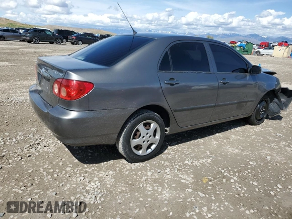 2005 Toyota Corolla CE with VIN 2T1BR32E45C346087, listed as a Copart auction lot 55468275 with 56,442 mi miles and Salvage Title. Bid and sale history available at DreamBid. Image 3.