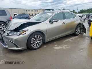 2021 Lexus ES 350 with VIN 58ADZ1B13MU106531, listed as a Copart auction lot 60190895 with 43,864 mi miles and Salvage title. Bid and sale history available at DreamBid. Image 1.