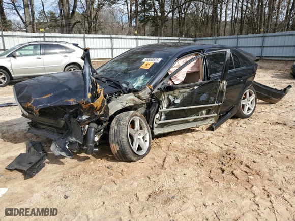2005 Acura TL with VIN 19UUA66205A005454, listed as a Copart auction lot 45580325 with 0 mi miles and Salvage Title. Bid and sale history available at carsss.com. Image 1.