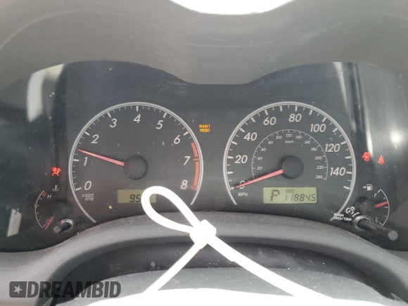 2010 Toyota Corolla with VIN 2T1BU4EE7AC310839, listed as a Copart auction lot 64825374 with 118,845 mi miles and Salvage title. Bid and sale history available at DreamBid. Image 9.