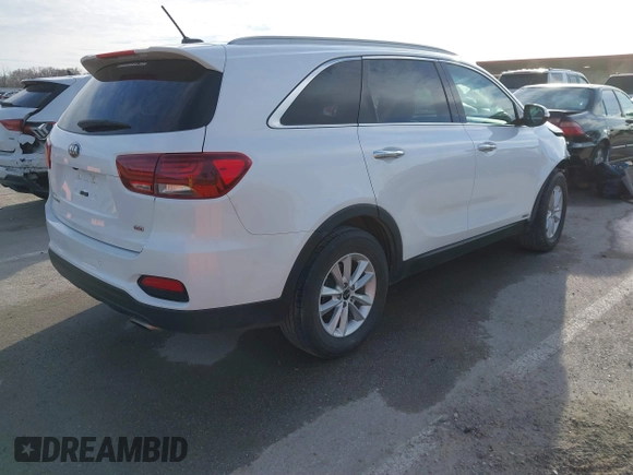 2020 Kia Sorento LX with VIN 5XYPGDA37LG656124, listed as a IAAI auction lot 41695623 with 66,803 mi miles. Bid and sale history available at carsss.com. Image 4.