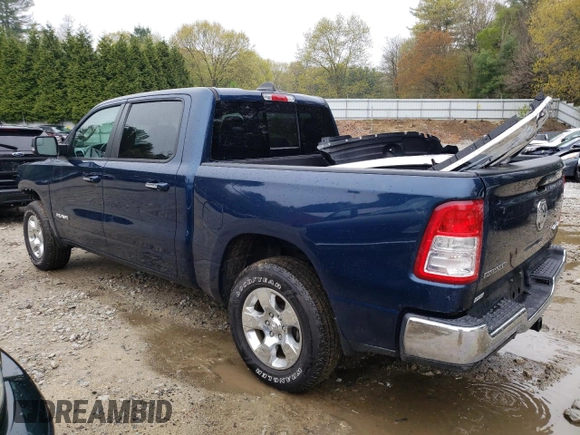 2020 Ram 1500 Big Horn with VIN 1C6RRFFG3LN345431, listed as a Copart auction lot 43179955 with 30,028 mi miles and Salvage title. Bid and sale history available at DreamBid. Image 2.