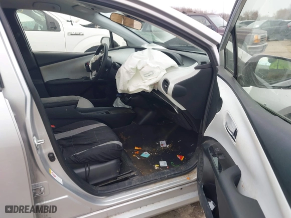 2019 Toyota Prius L Eco with VIN JTDKARFU4K3079789, listed as a IAAI auction lot 41897586 with 93,593 mi miles. Bid and sale history available at carsss.com. Image 5.