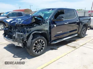 2023 Toyota Tundra Limited with VIN 5TFJA5DB9PX117183, listed as a IAAI auction lot 42352970 with 15,082 mi miles and . Bid and sale history available at DreamBid. Image 17.