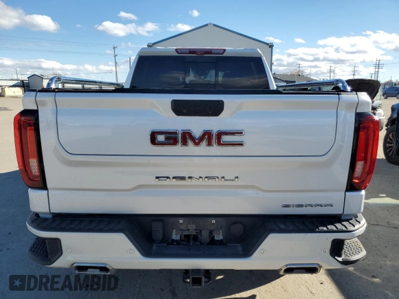 2022 GMC Sierra 1500 with VIN 3GTUUGETXNG616342, listed as a Copart auction lot 44078105 with Not Provided miles and Salvage Title. Bid and sale history available at DreamBid. Image 6.
