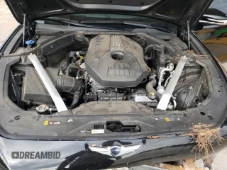 2023 Genesis G70 2.0T with VIN KMTG34TA6PU105132, listed as a Copart auction lot 78372094 with 53,921 mi miles and Salvage Title. Bid and sale history available at DreamBid. Image 13.