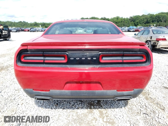 2016 Dodge Challenger SXT Plus with VIN 2C3CDZAG3GH345826, listed as a Copart auction lot 59135335 with 38,345 mi miles and Salvage title. Bid and sale history available at DreamBid. Image 6.
