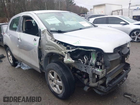 2016 Chevrolet Trax LS with VIN 3GNCJNSB9GL244062, listed as a IAAI auction lot 41118813 with 1 mi miles. Bid and sale history available at carsss.com. Image 1.