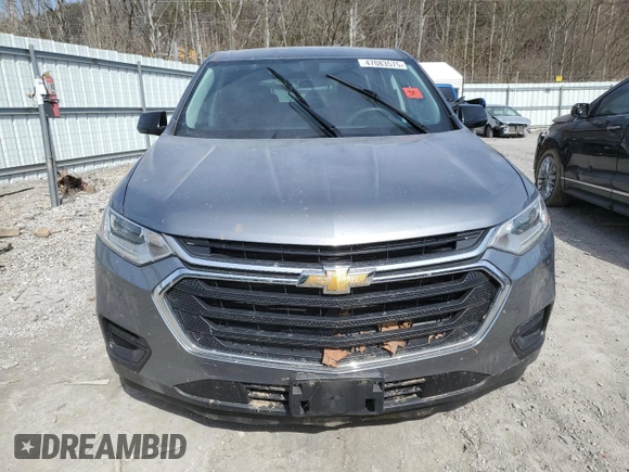 2018 Chevrolet Traverse LS with VIN 1GNEVFKW0JJ202173, listed as a Copart auction lot 47083575 with 0 mi miles and Salvage Title. Bid and sale history available at carsss.com. Image 5.