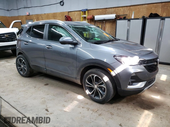 2021 Buick Encore GX Select with VIN KL4MMESL8MB166703, listed as a Copart auction lot 60506065 with 24,037 mi miles and Non repairable. Bid and sale history available at DreamBid. Image 4.