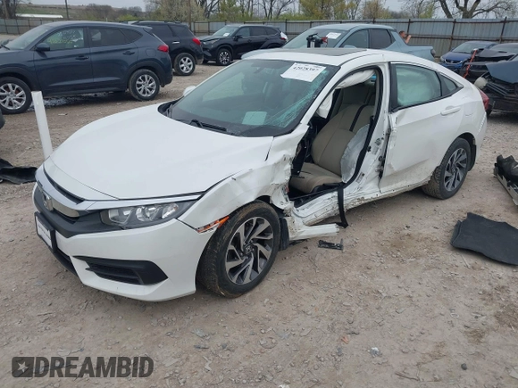2016 Honda Civic EX with VIN 19XFC2F72GE056573, listed as a IAAI auction lot 42028397 with Not Provided miles and . Bid and sale history available at DreamBid. Image 18.