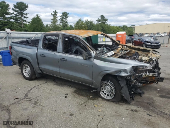 2023 Chevrolet Colorado 4WD Work Truck with VIN 1GCGTBEC0P1135939, listed as a Copart auction lot 67855854 with 0 mi miles and Salvage Title. Bid and sale history available at carsss.com. Image 4.