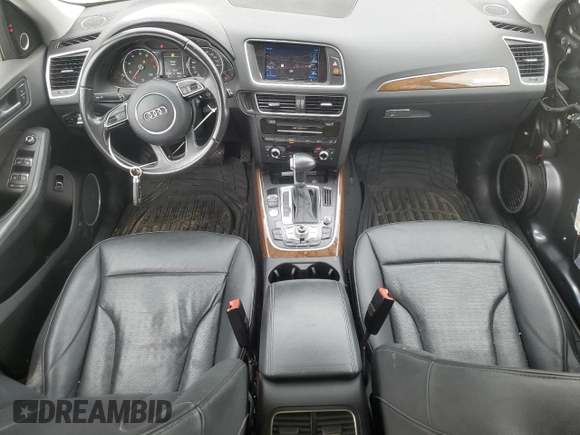 2015 Audi Q5 Premium Plus with VIN WA1DGAFP6FA090582, listed as a Copart auction lot 56689595 with 122,907 mi miles and Salvage title. Bid and sale history available at DreamBid. Image 8.