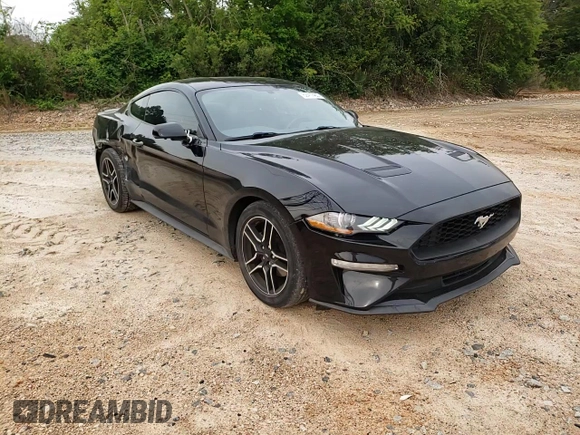 2019 Ford Mustang EcoBoost with VIN 1FA6P8TH2K5204011, listed as a Copart auction lot 52417465 with 61,021 mi miles and Salvage Title. Bid and sale history available at carsss.com. Image 10.