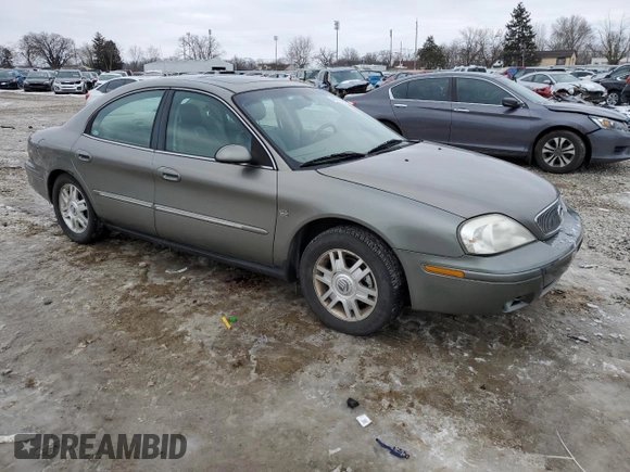 2004 Mercury Sable LS Premium with VIN 1MEHM55S34A608589, listed as a Copart auction lot 46110385 with 113,919 mi miles and Salvage Title. Bid and sale history available at carsss.com. Image 4.